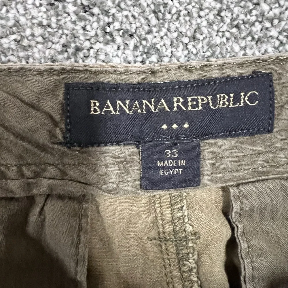 Banana Republic Cargo Shorts Mens 38 Brown Utility Casual Outdoor Hiking